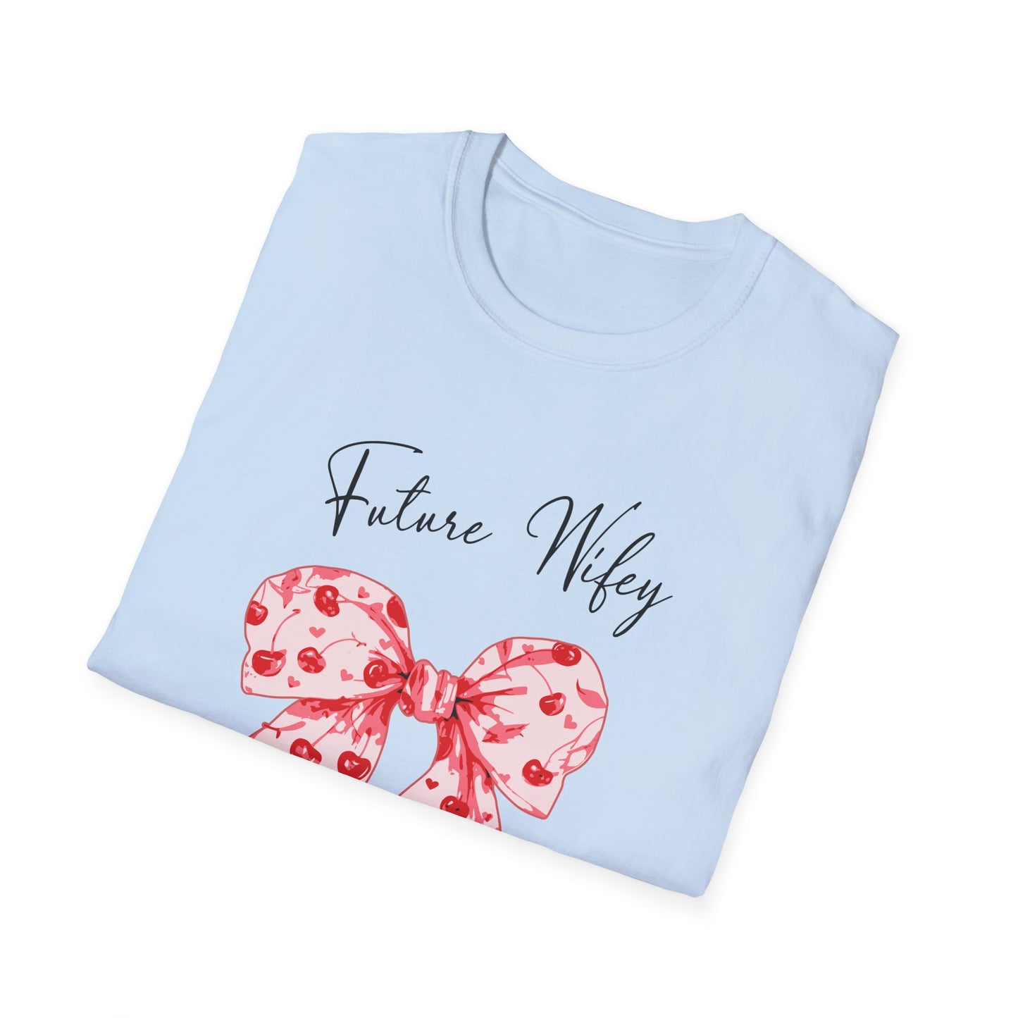 Coquette Future Wifey T-Shirt Bridal Shower Gift Bachelorette Party Tee Future Mrs. Shirt Bride To Be Wedding Engagement Outfit