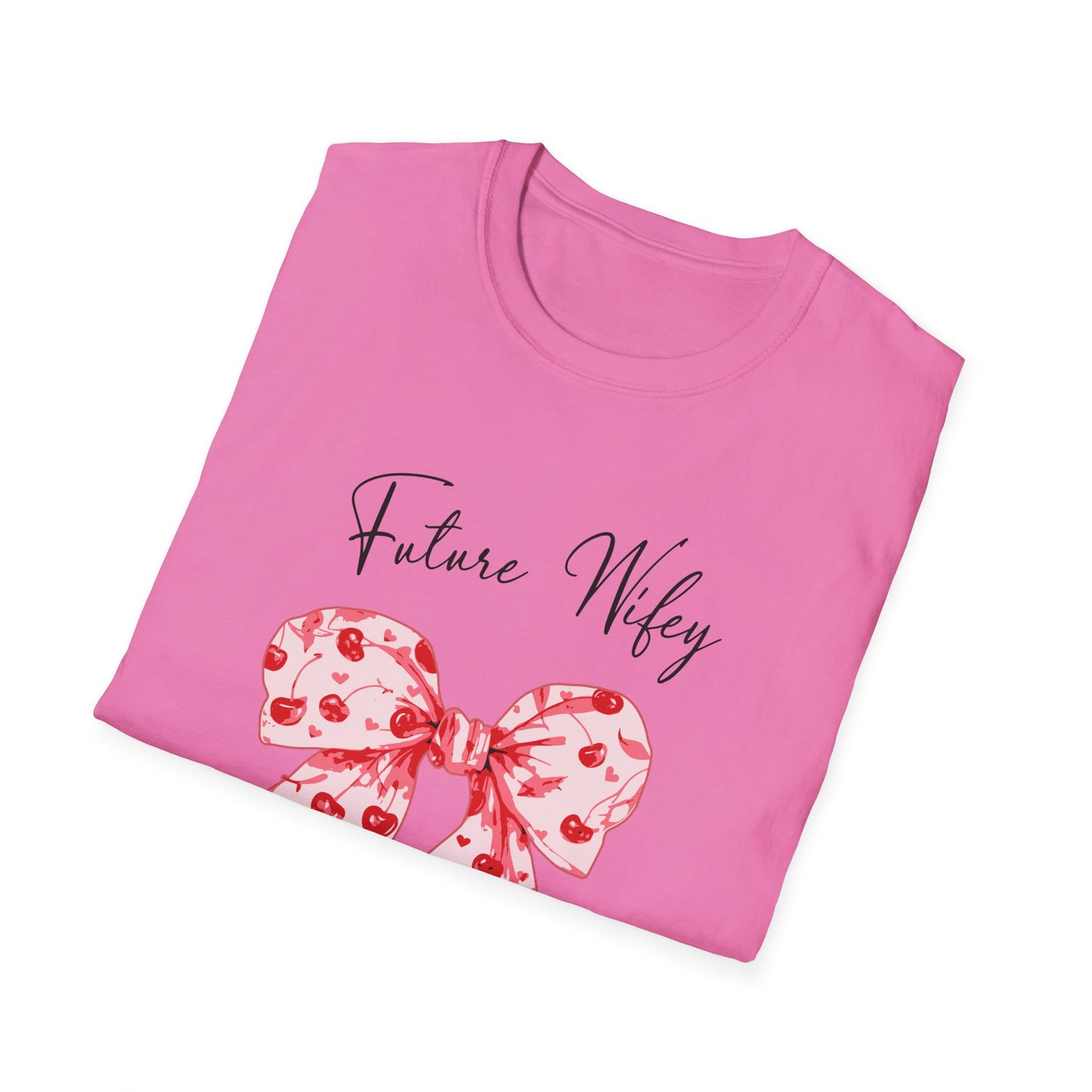 Coquette Future Wifey T-Shirt Bridal Shower Gift Bachelorette Party Tee Future Mrs. Shirt Bride To Be Wedding Engagement Outfit