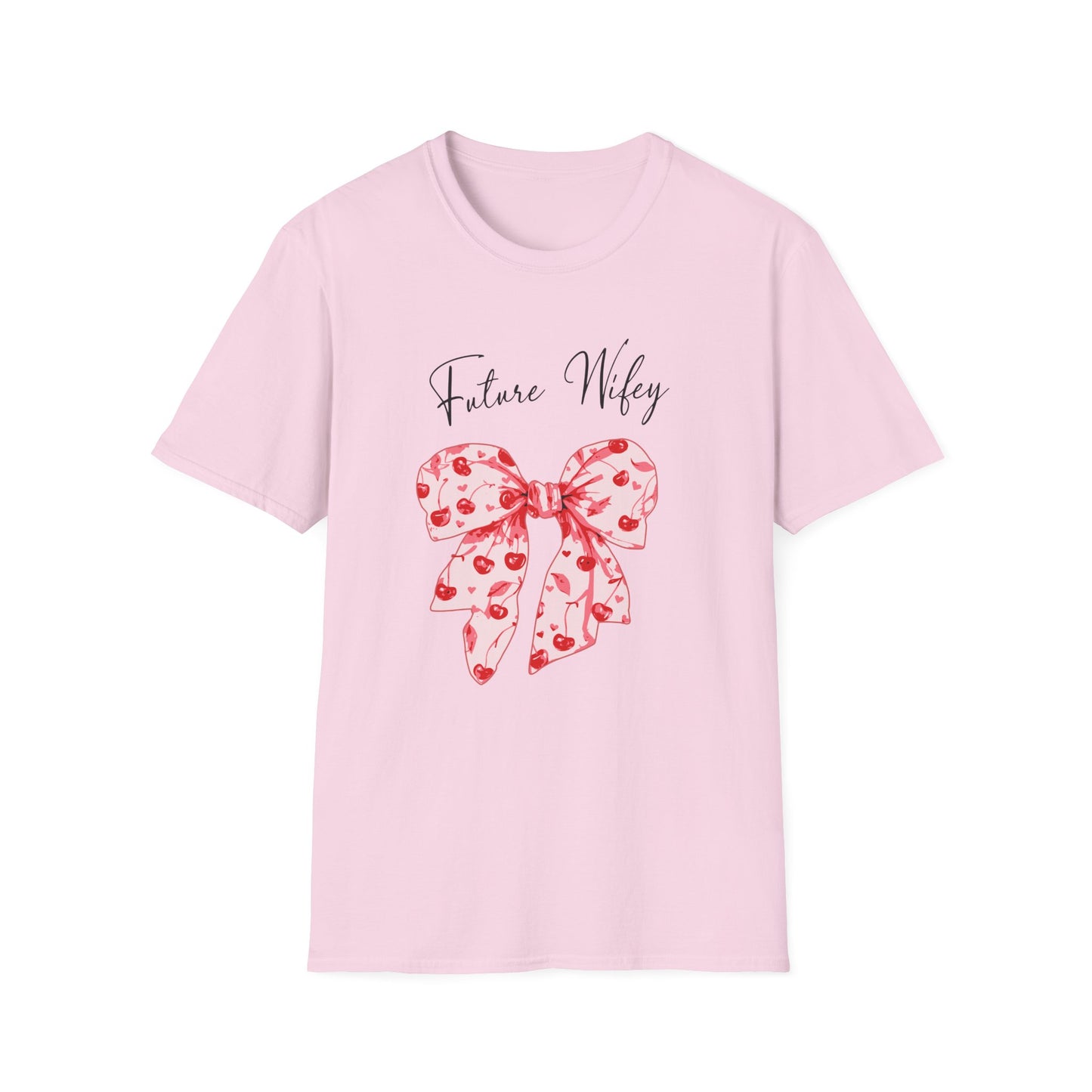 Coquette Future Wifey T-Shirt Bridal Shower Gift Bachelorette Party Tee Future Mrs. Shirt Bride To Be Wedding Engagement Outfit