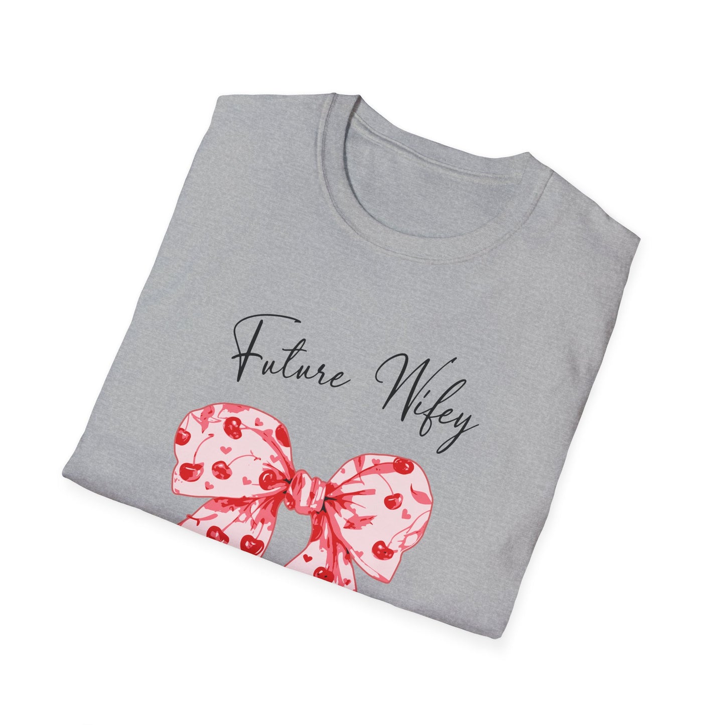 Coquette Future Wifey T-Shirt Bridal Shower Gift Bachelorette Party Tee Future Mrs. Shirt Bride To Be Wedding Engagement Outfit