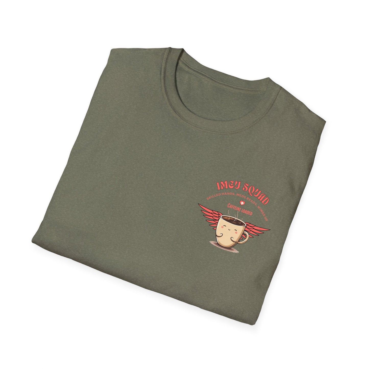 IMCU Squad t-shirt, intermediate care nurse shirt, ICU step down unit tee, nurse life gift, cute RN top, stethoscope monitor design