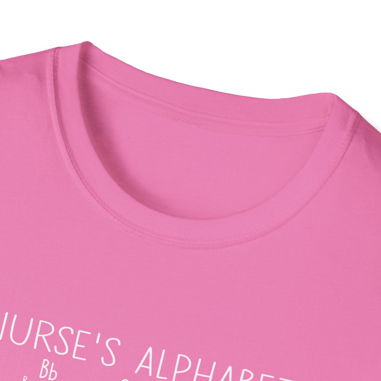 Nurse Alphabet Shirt, A-Z Nursing Letters Tee, RN LPN CNA Gift, Nurse Life Shirt, Cute Scrub Top, Healthcare Worker T-Shirt, nurse gift