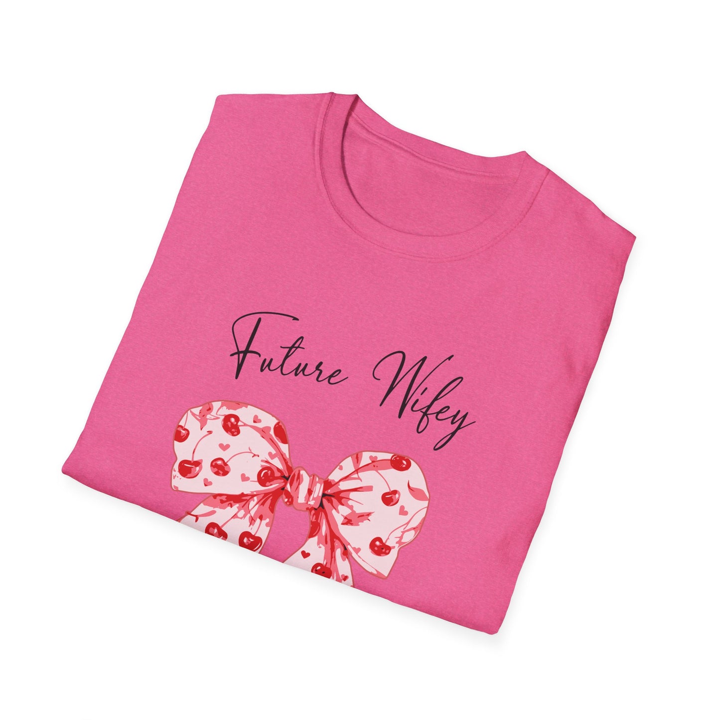 Coquette Future Wifey T-Shirt Bridal Shower Gift Bachelorette Party Tee Future Mrs. Shirt Bride To Be Wedding Engagement Outfit