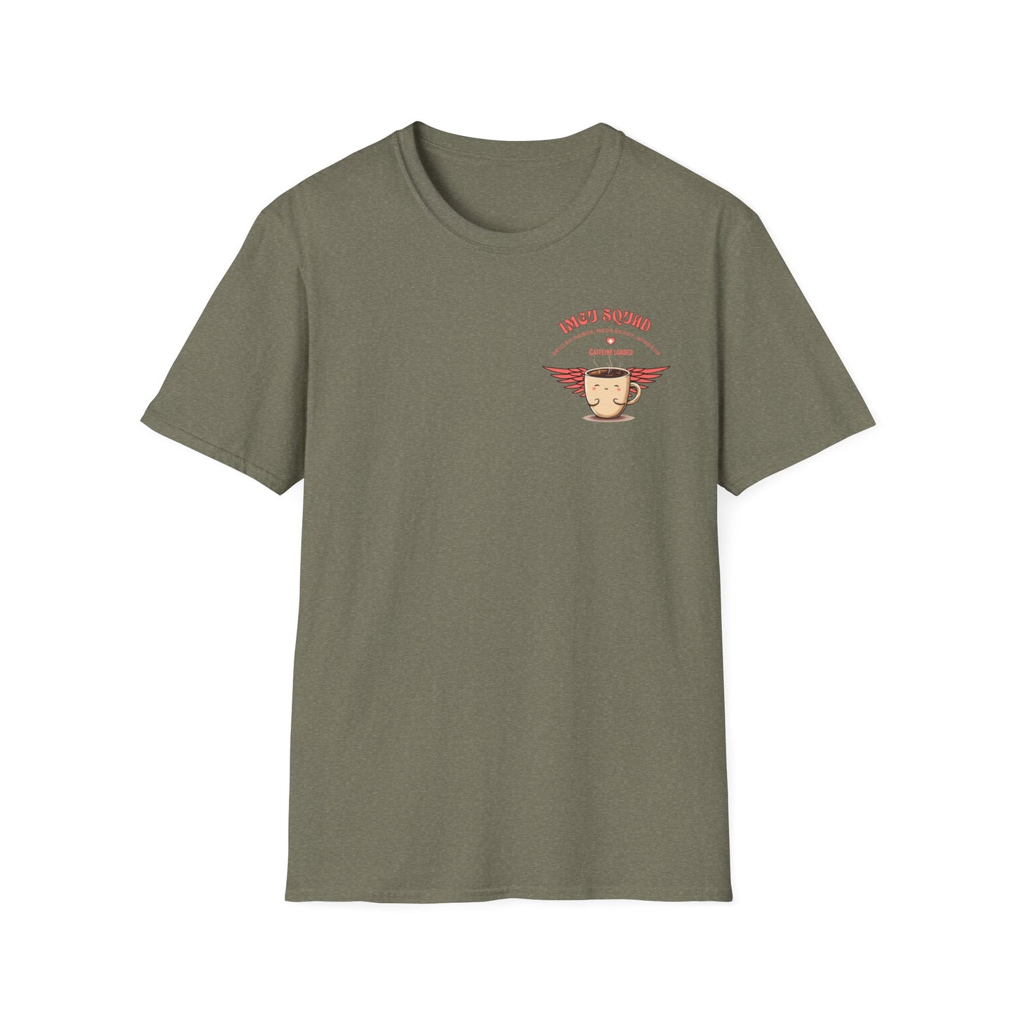IMCU Squad t-shirt, intermediate care nurse shirt, ICU step down unit tee, nurse life gift, cute RN top, stethoscope monitor design