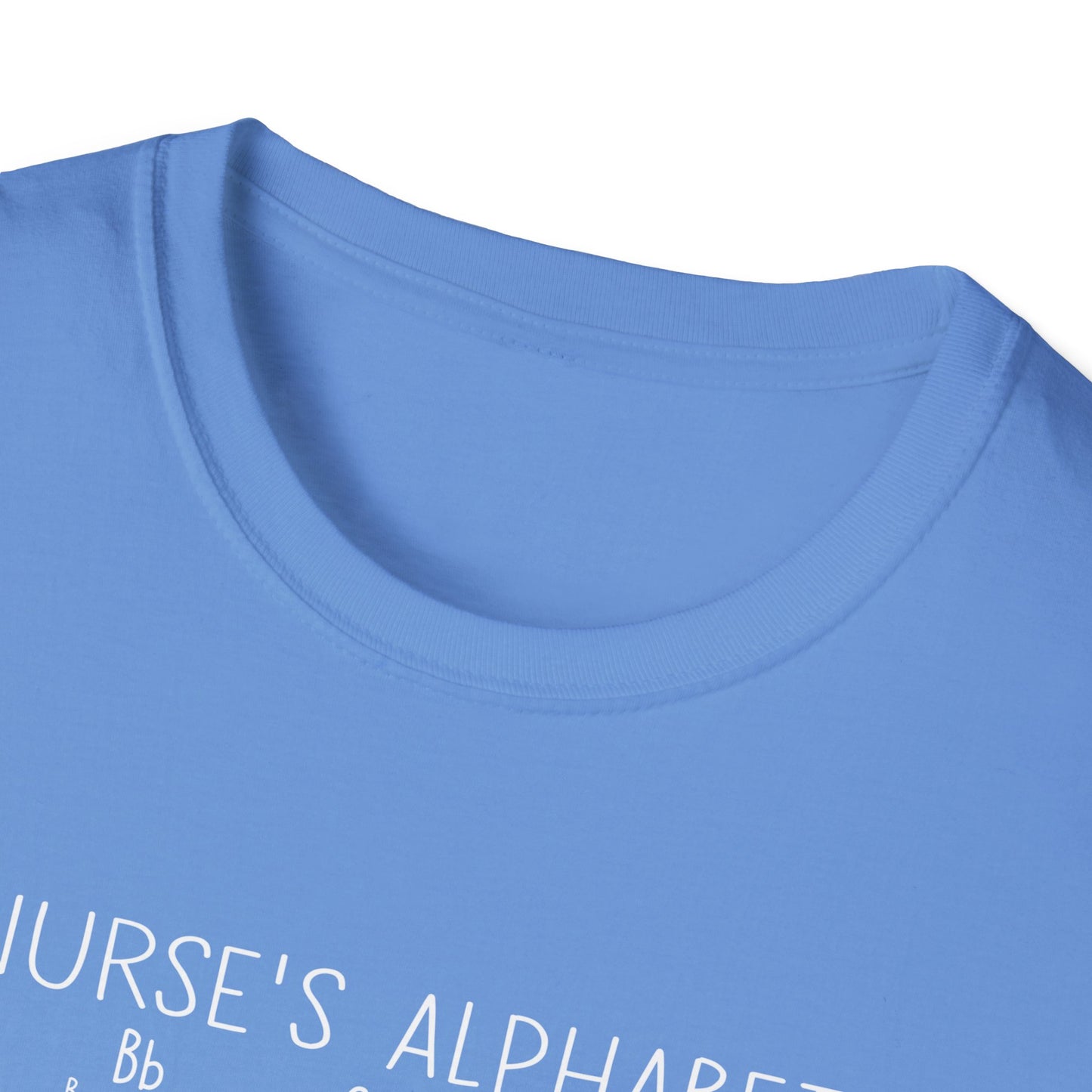 Nurse Alphabet Shirt, A-Z Nursing Letters Tee, RN LPN CNA Gift, Nurse Life Shirt, Cute Scrub Top, Healthcare Worker T-Shirt, nurse gift