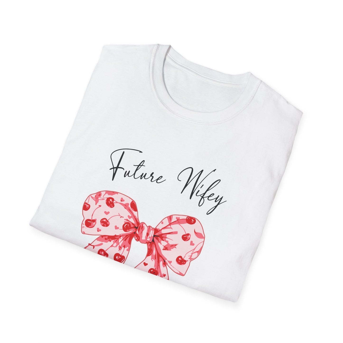 Coquette Future Wifey T-Shirt Bridal Shower Gift Bachelorette Party Tee Future Mrs. Shirt Bride To Be  Wedding Engagement Outfit
