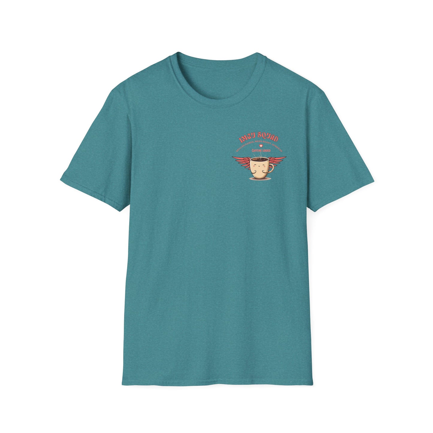 IMCU Squad t-shirt, intermediate care nurse shirt, ICU step down unit tee, nurse life gift, cute RN top, stethoscope monitor design