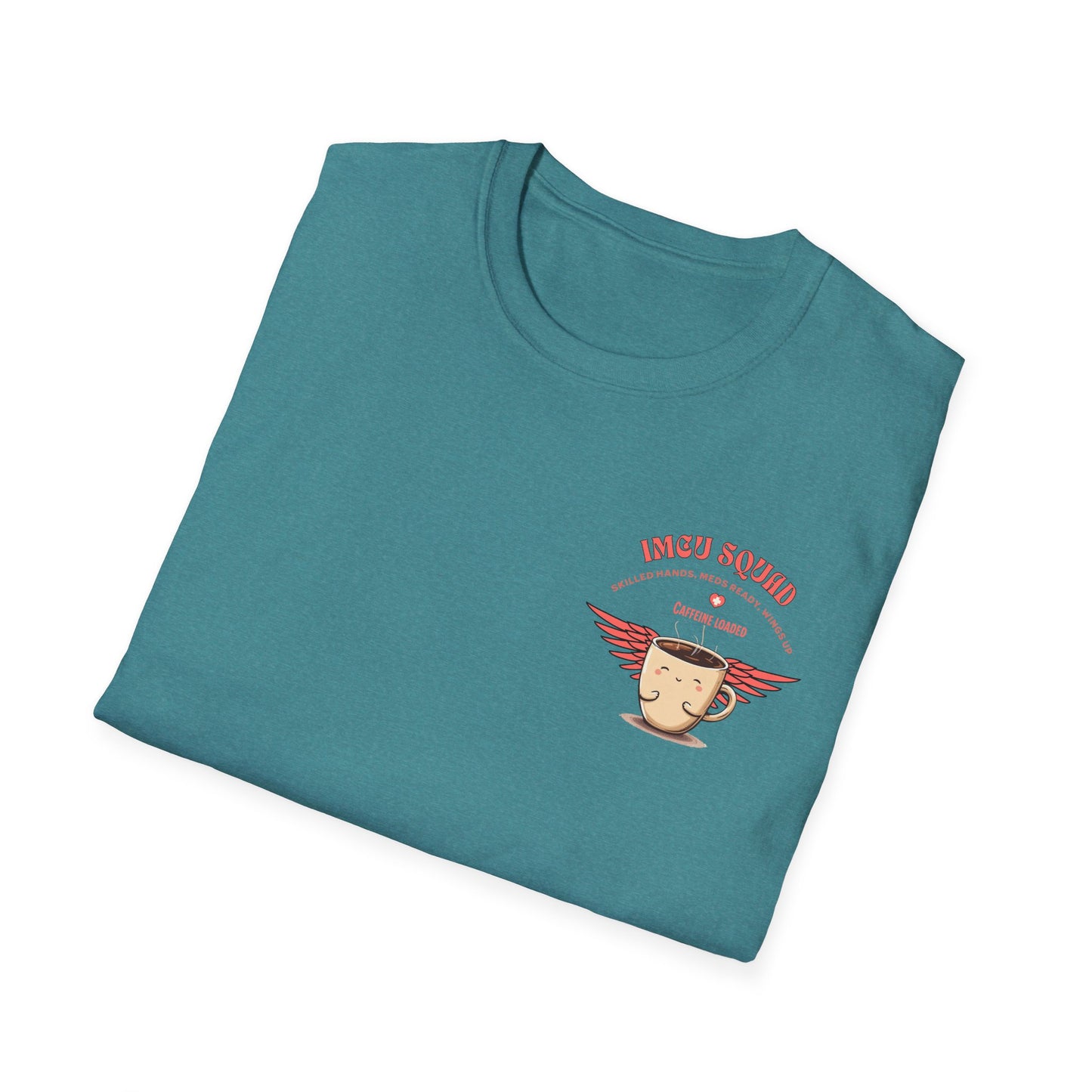 IMCU Squad t-shirt, intermediate care nurse shirt, ICU step down unit tee, nurse life gift, cute RN top, stethoscope monitor design